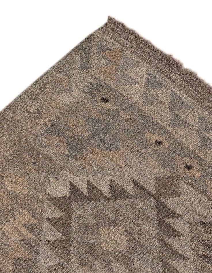 Detail image of  6' 2 x 9' 2  Hand Woven Kilim Maymana Wool Rug