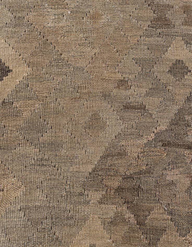 Detail image of  6' 8 x 9' 4  Hand Woven Kilim Maymana Wool Rug