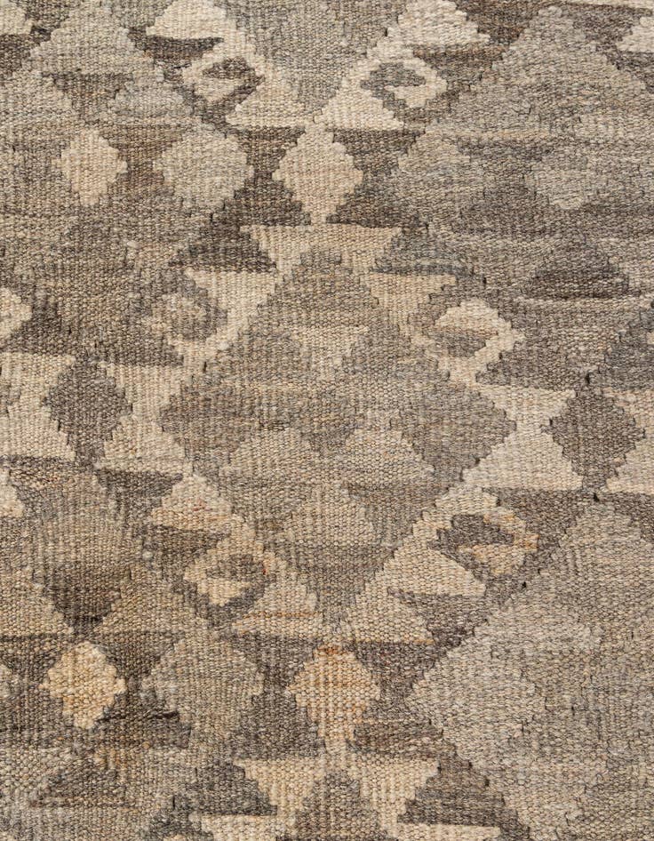 Detail image of  6' 9 x 9' 7  Hand Woven Kilim Maymana Wool Rug