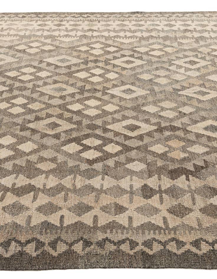 Detail image of  6' 9 x 9' 6  Hand Knotted Kilim Maymana Wool Rug