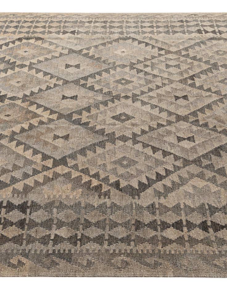 Detail image of  6' 8 x 9' 7  Hand Woven Kilim Maymana Wool Rug