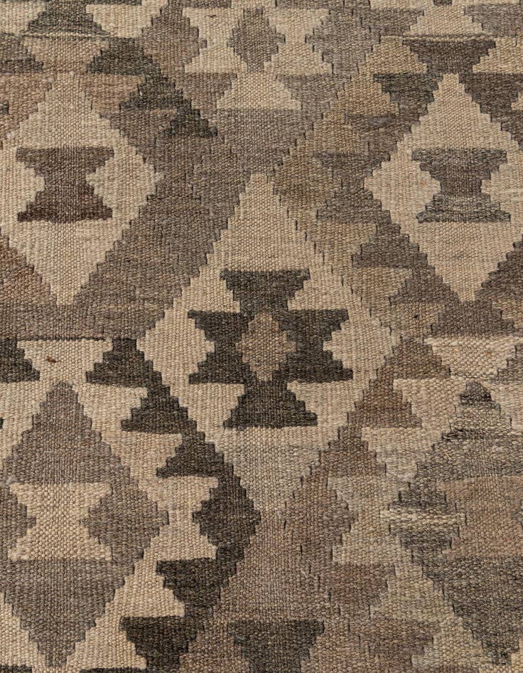 Detail image of  6' 7 x 9' 7  Hand Woven Kilim Maymana Wool Rug