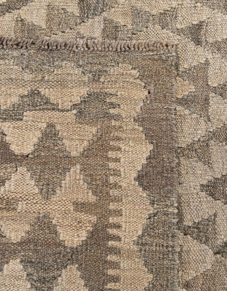 Detail image of  6' 9 x 9' 7  Hand Woven Kilim Maymana Wool Rug