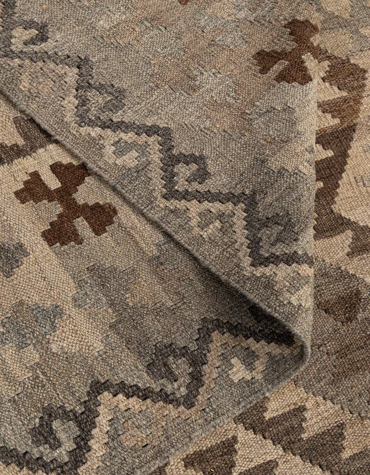 Detail image of  6' 9 x 9' 7  Hand Woven Kilim Maymana Wool Rug