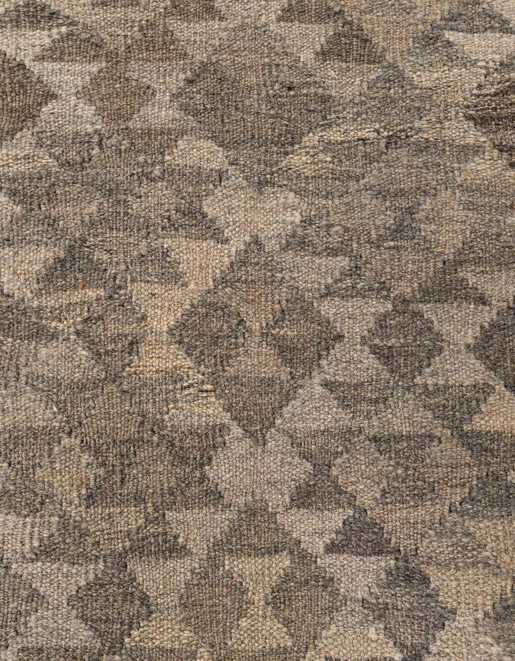 Detail image of  6' 9 x 9' 8  Hand Woven Kilim Maymana Wool Rug