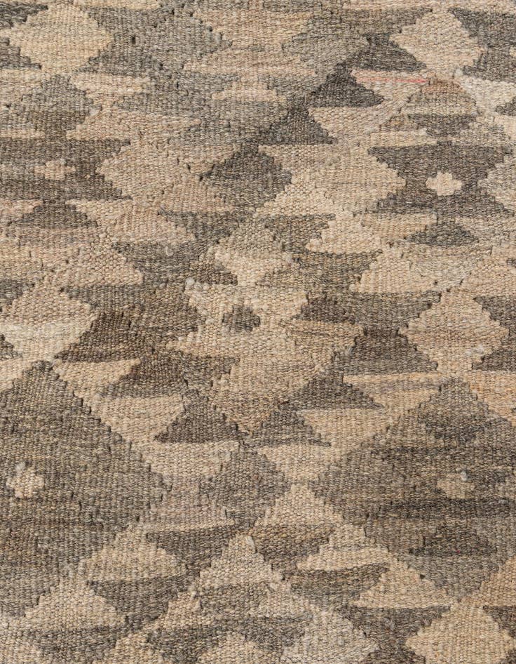 Detail image of  6' 8 x 9' 6  Hand Woven Kilim Maymana Wool Rug