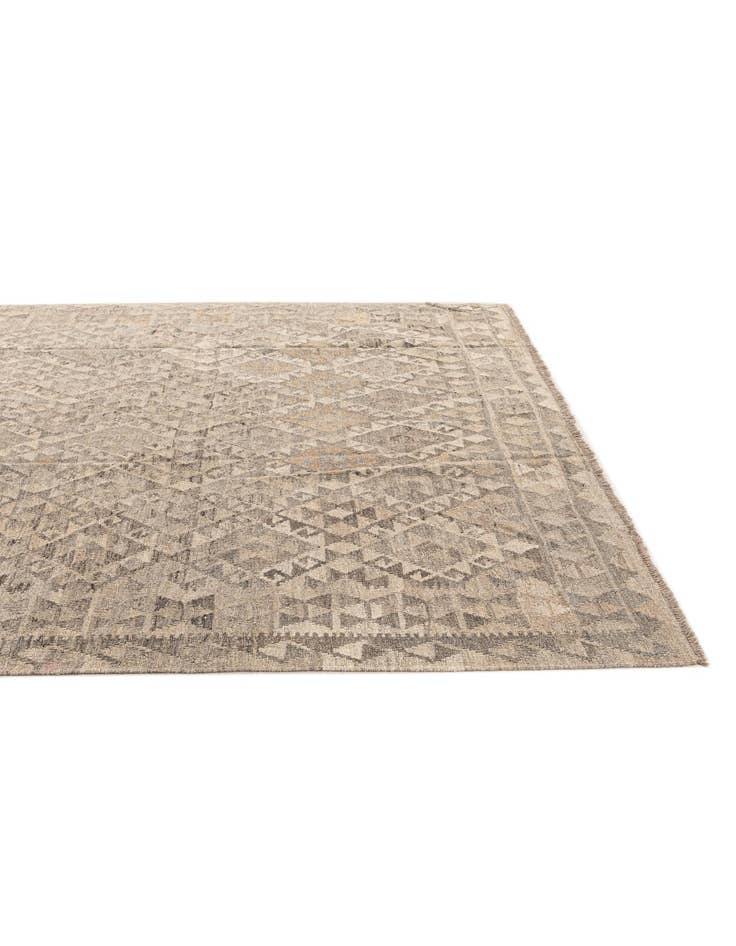 Detail image of  6' 9 x 9' 8  Hand Woven Kilim Maymana Wool Rug