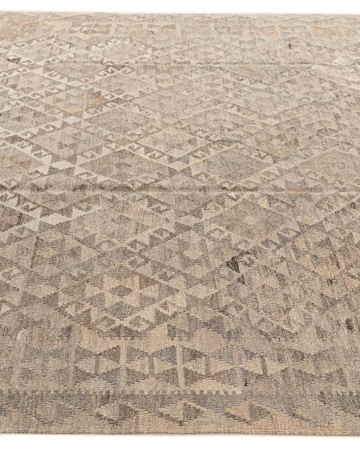 Detail image of  6' 9 x 9' 8  Hand Woven Kilim Maymana Wool Rug