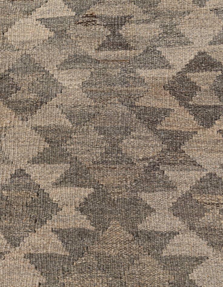 Detail image of  6' 9 x 10'  Hand Woven Kilim Maymana Wool Rug