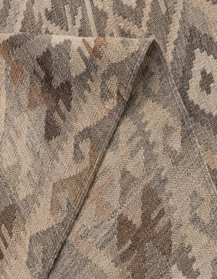 Detail image of  6' 7 x 9' 11  Hand Woven Kilim Maymana Wool Rug