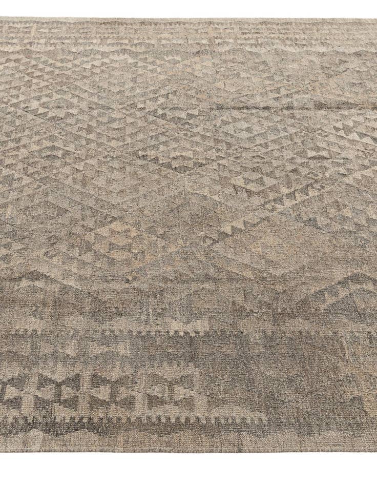 Detail image of  6' 9 x 9' 10  Hand Woven Kilim Maymana Wool Rug