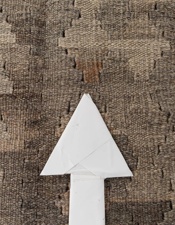 Detail image of  6' 5 x 9' 7  Hand Woven Kilim Maymana Wool Rug