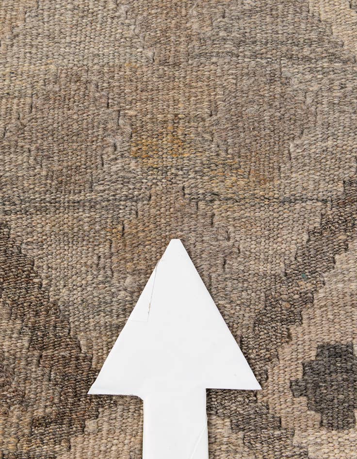 Detail image of  6' 9 x 9' 11  Hand Woven Kilim Maymana Wool Rug