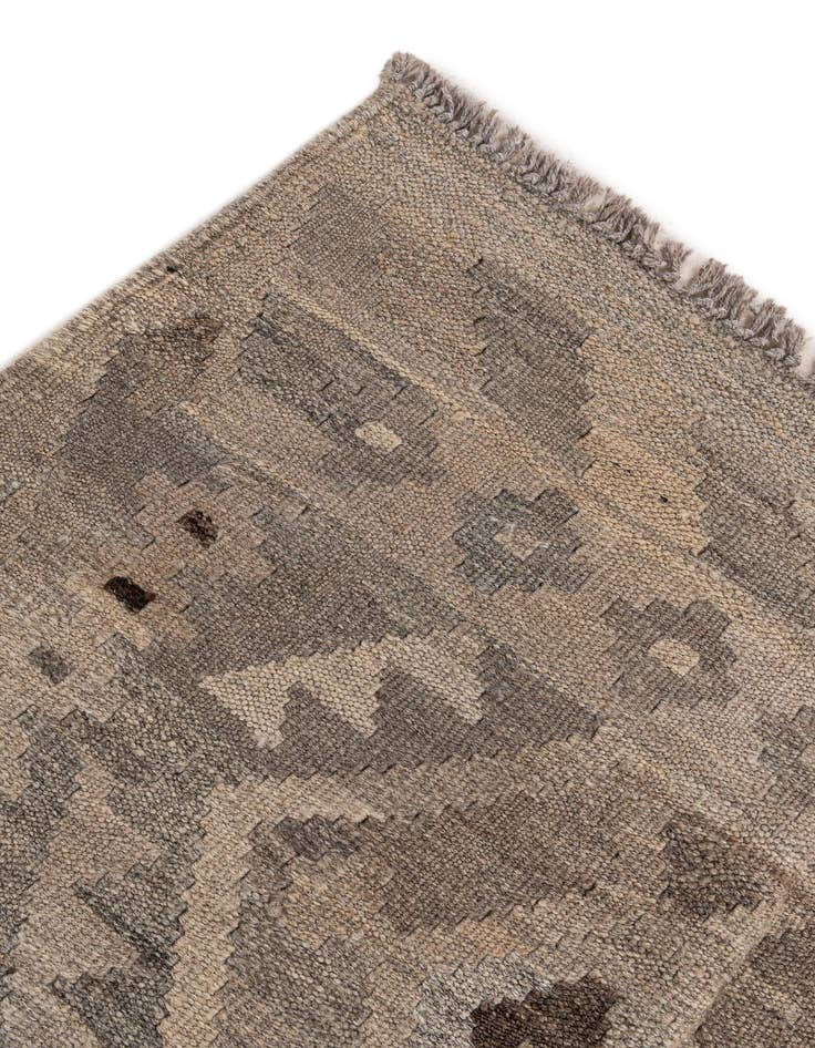 Detail image of  6' 9 x 9' 11  Hand Woven Kilim Maymana Wool Rug