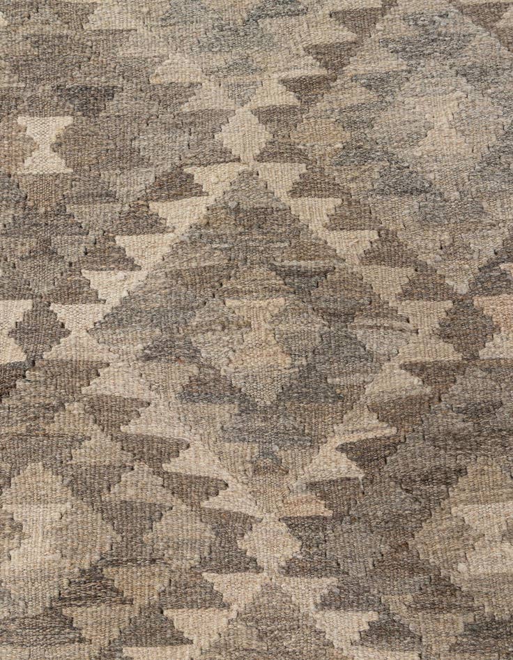 Detail image of  6' 7 x 9' 11  Hand Woven Kilim Maymana Wool Rug