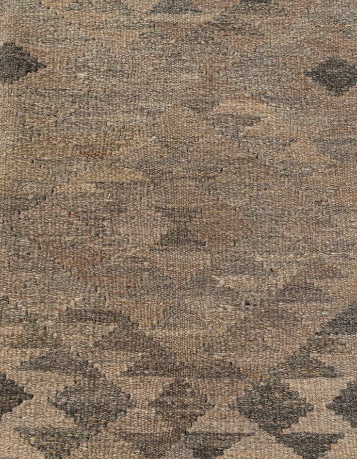 Detail image of  6' 7 x 10'  Hand Woven Kilim Maymana Wool Rug