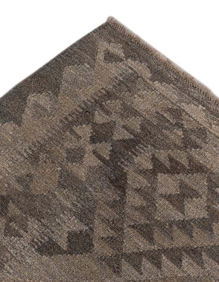 Detail image of  6' 7 x 10'  Hand Woven Kilim Maymana Wool Rug
