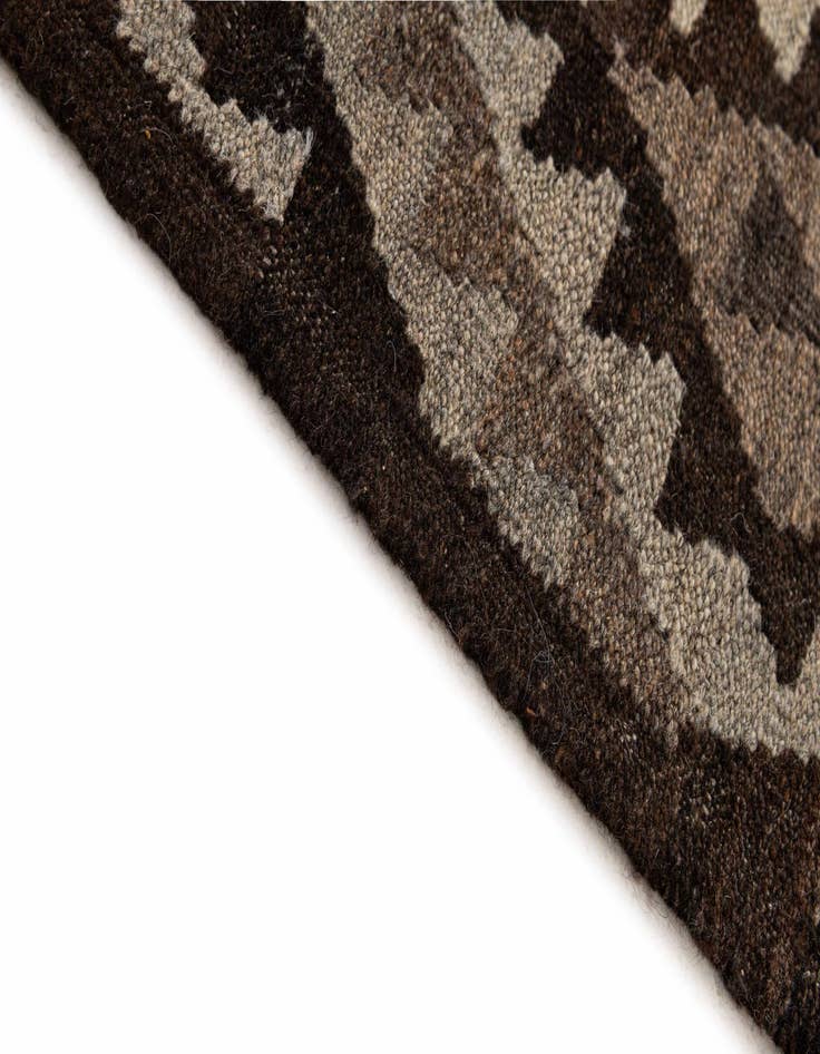 Detail image of  6' 9 x 9' 1  Hand Woven Kilim Maymana Wool Rug