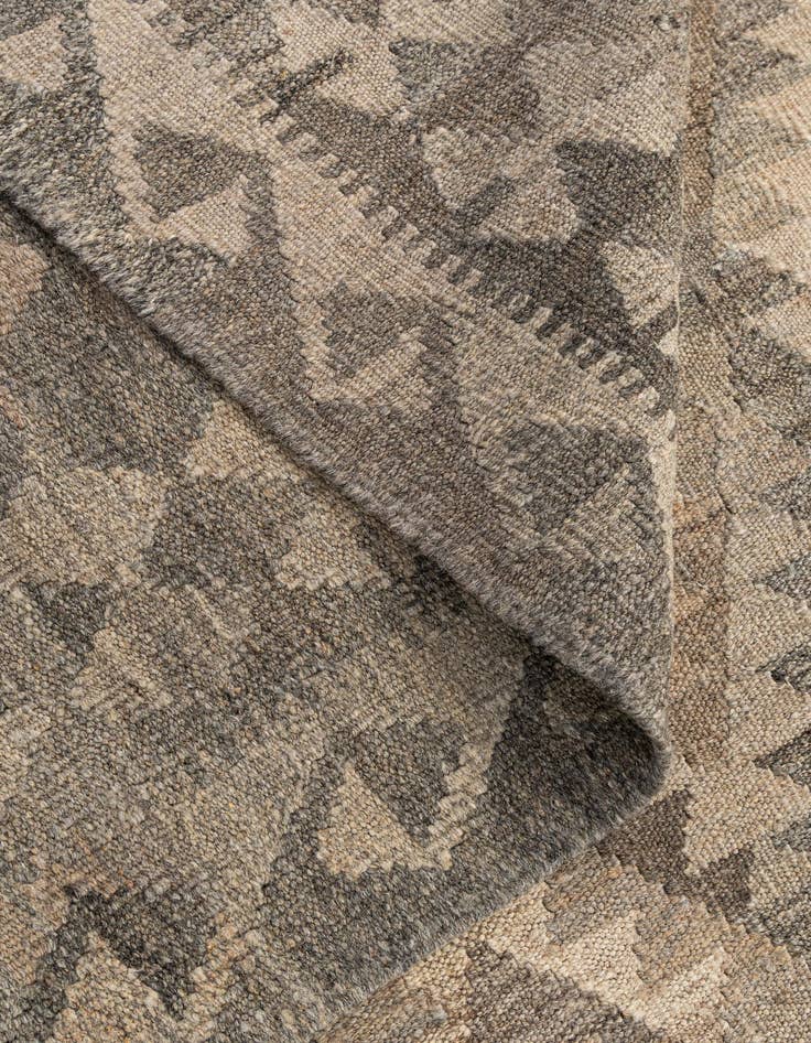Detail image of  6' 7 x 10' 4  Hand Woven Kilim Maymana Wool Rug