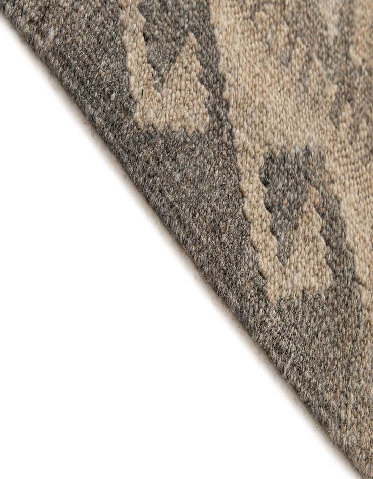 Detail image of  6' 6 x 10' 3  Hand Woven Kilim Maymana Wool Rug