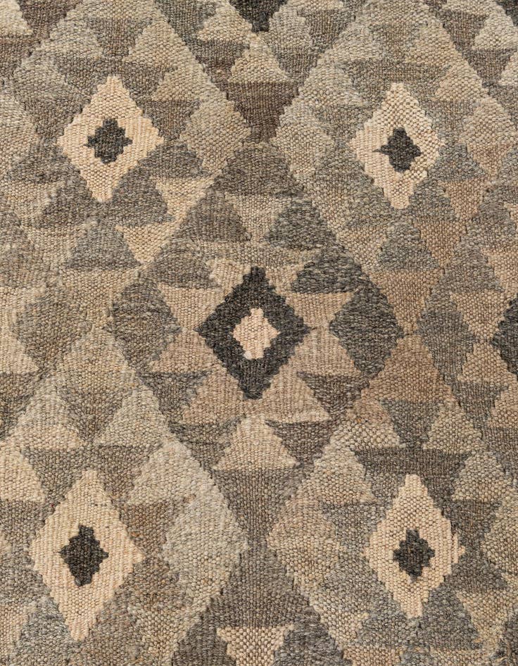 Detail image of  7' x 9' 8  Hand Woven Kilim Maymana Wool Rug
