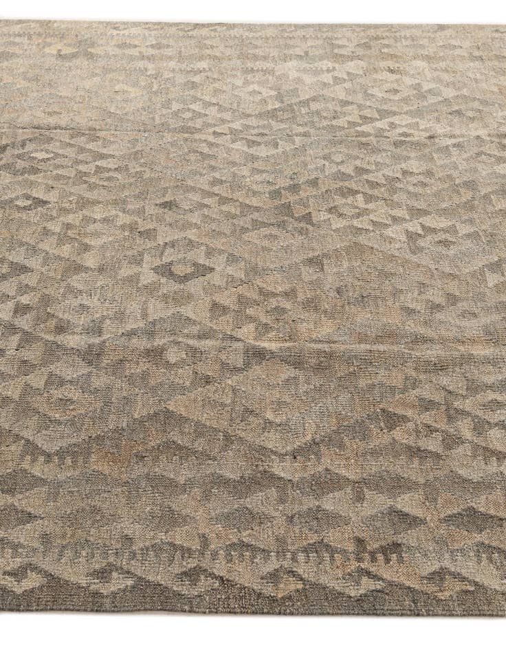 Detail image of  6' 11 x 9' 8  Hand Woven Kilim Maymana Wool Rug