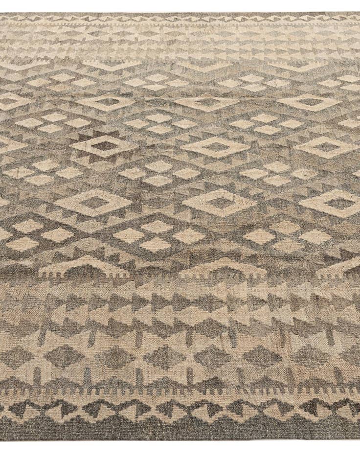 Detail image of  6' 11 x 9' 7  Hand Woven Kilim Maymana Wool Rug