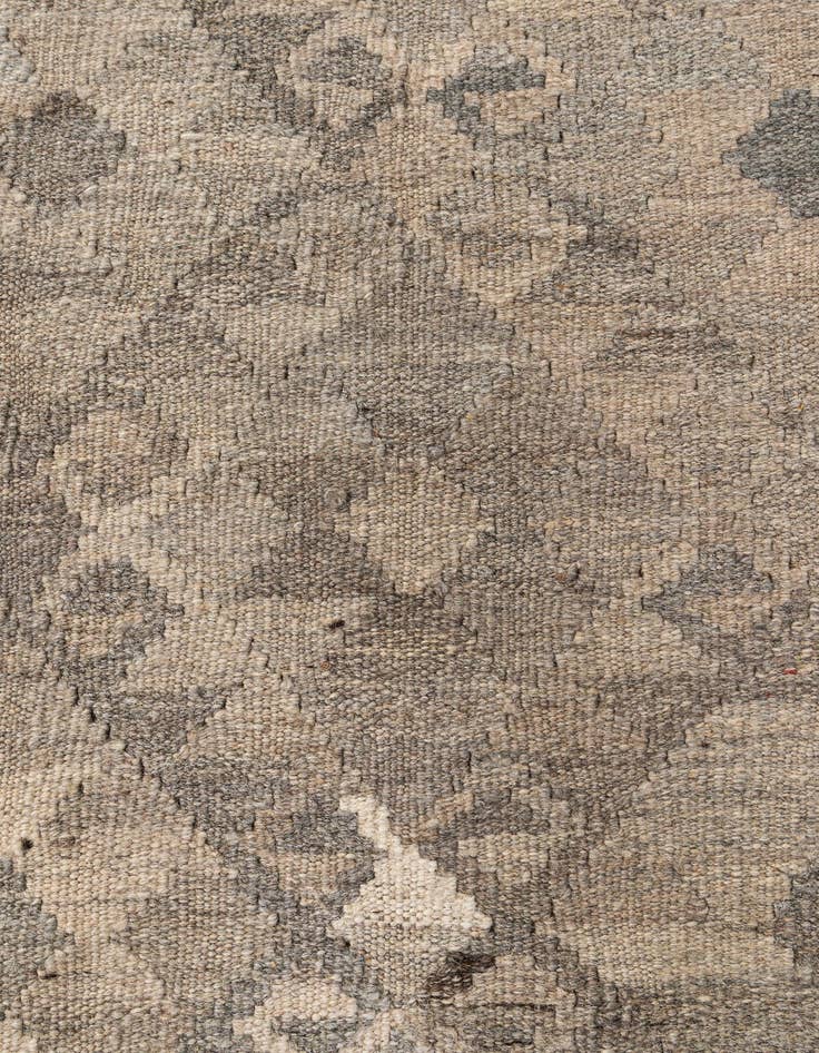 Detail image of  7' x 9' 8  Hand Woven Kilim Maymana Wool Rug