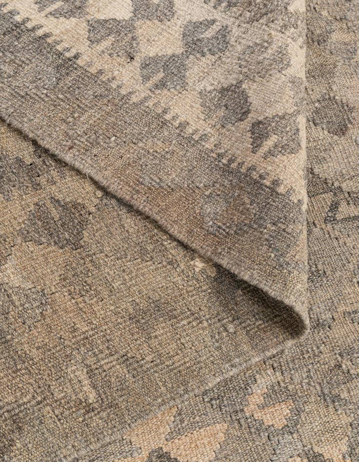 Detail image of  7' x 9' 8  Hand Woven Kilim Maymana Wool Rug