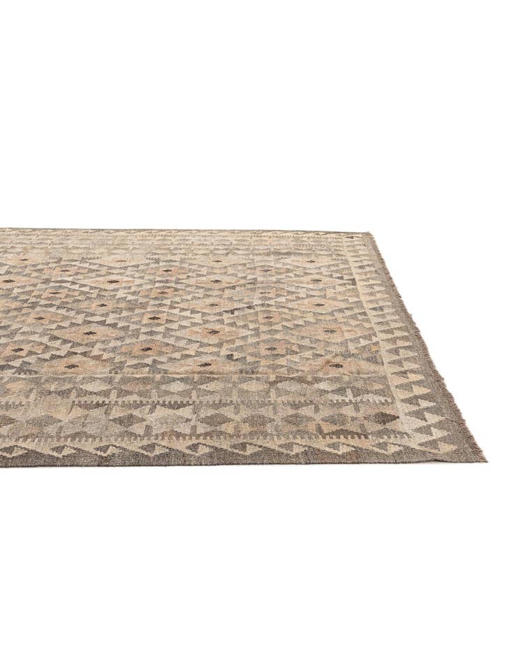 Detail image of  6' 11 x 9' 7  Hand Woven Kilim Maymana Wool Rug