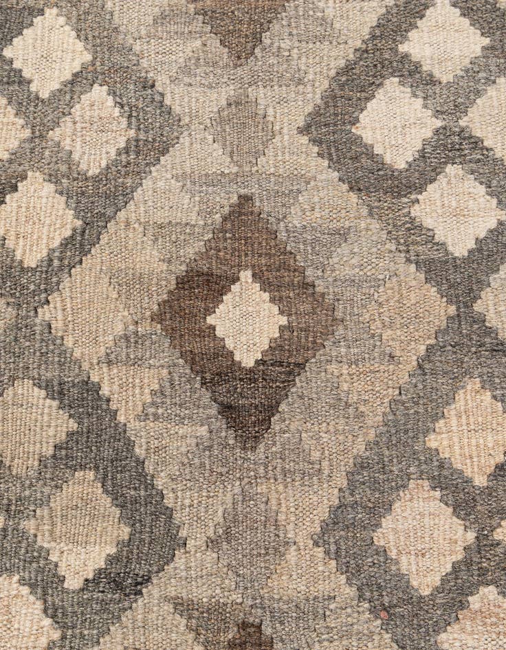 Detail image of  6' 10 x 9' 7  Hand Woven Kilim Maymana Wool Rug