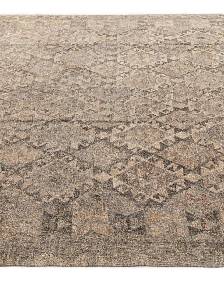 Detail image of  6' 9 x 9' 8  Hand Woven Kilim Maymana Wool Rug