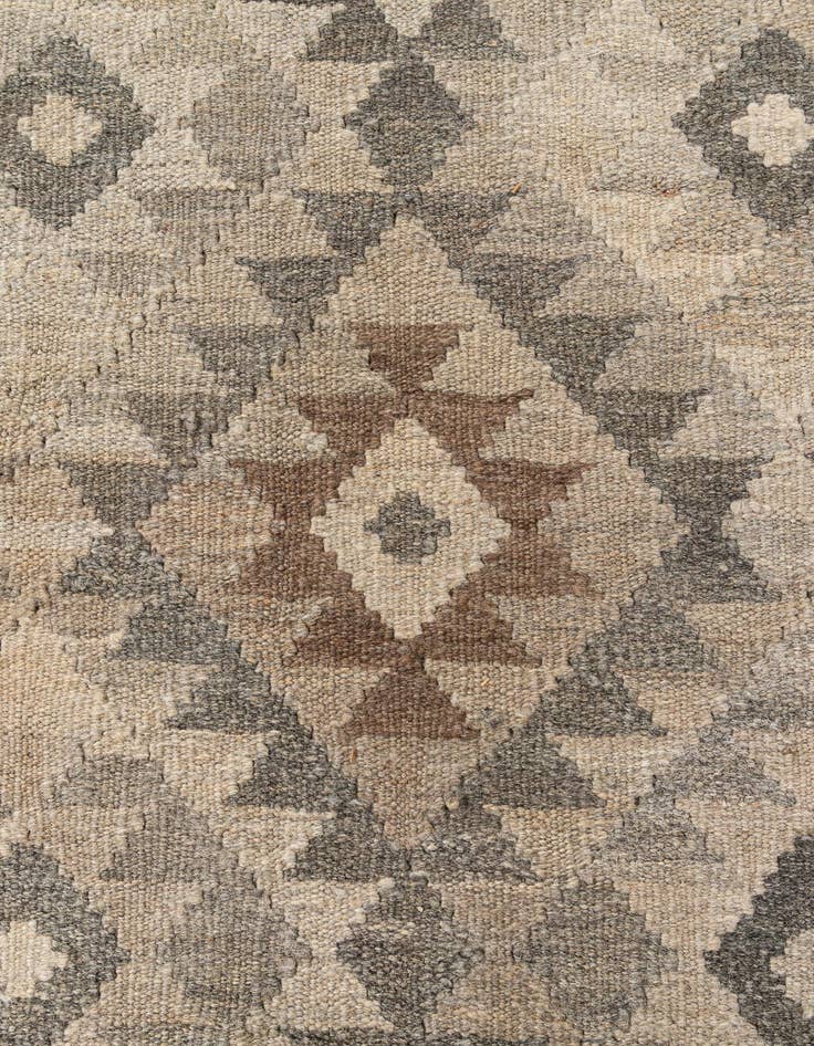 Detail image of  7' x 9' 11  Hand Woven Kilim Maymana Wool Rug