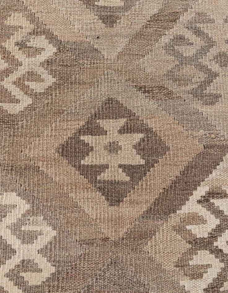 Detail image of  6' 9 x 10'  Hand Knotted Kilim Maymana Wool Rug