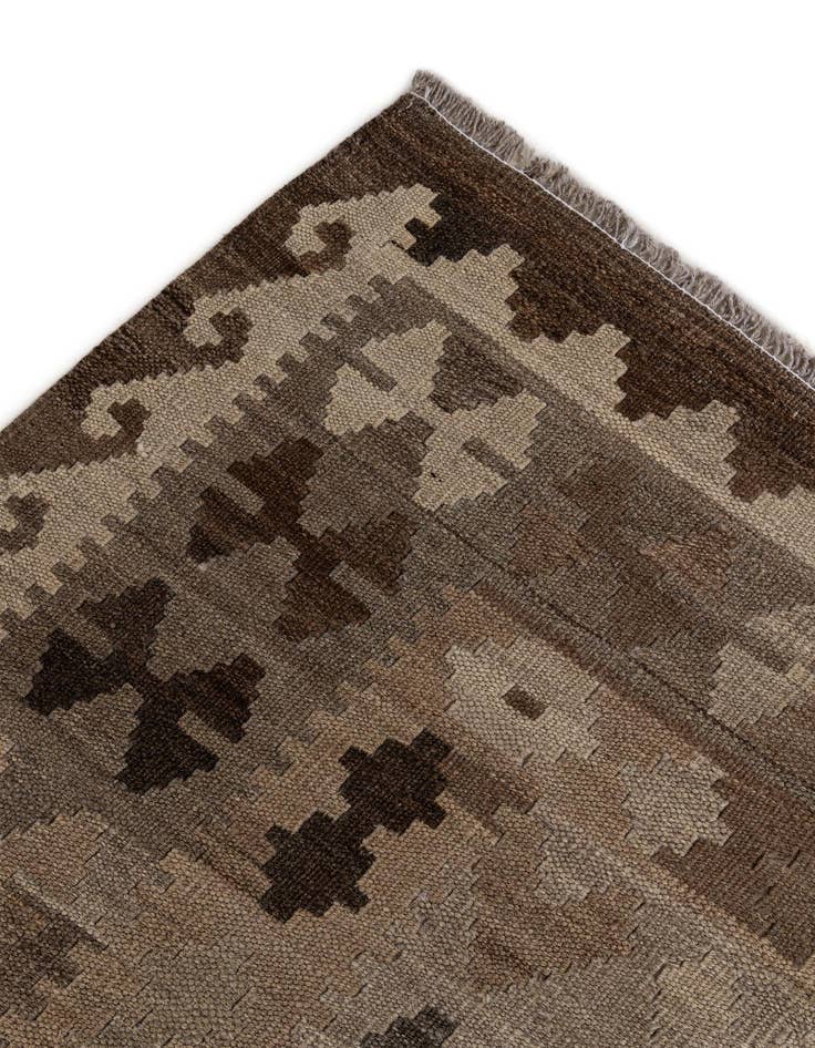 Detail image of  6' 9 x 9' 8  Hand Knotted Kilim Maymana Wool Rug