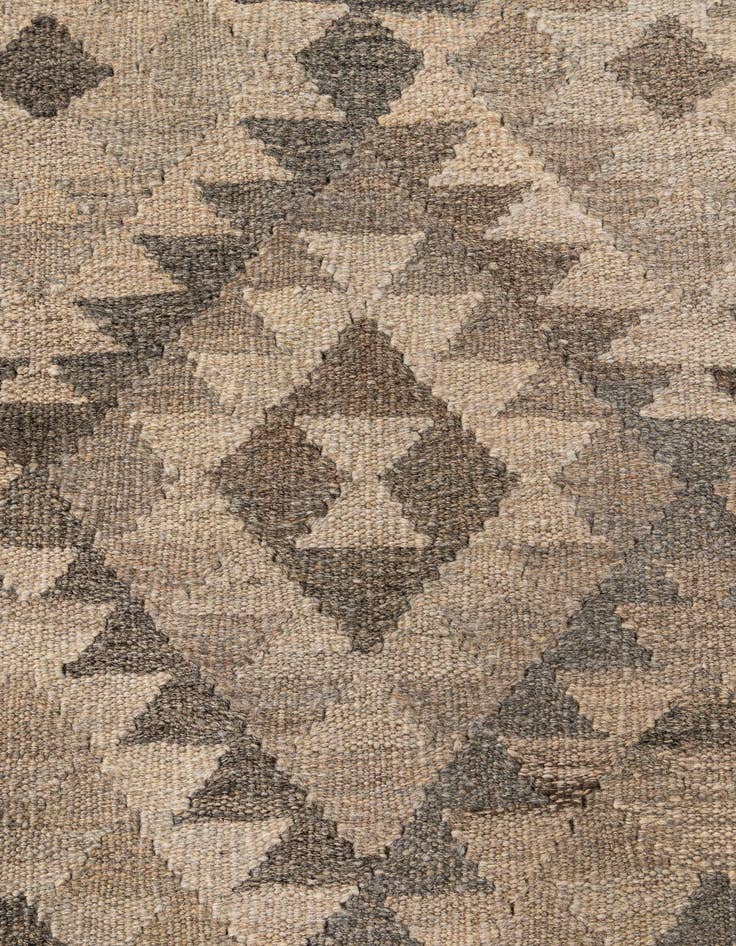 Detail image of  7' x 9' 9  Hand Woven Kilim Maymana Wool Rug