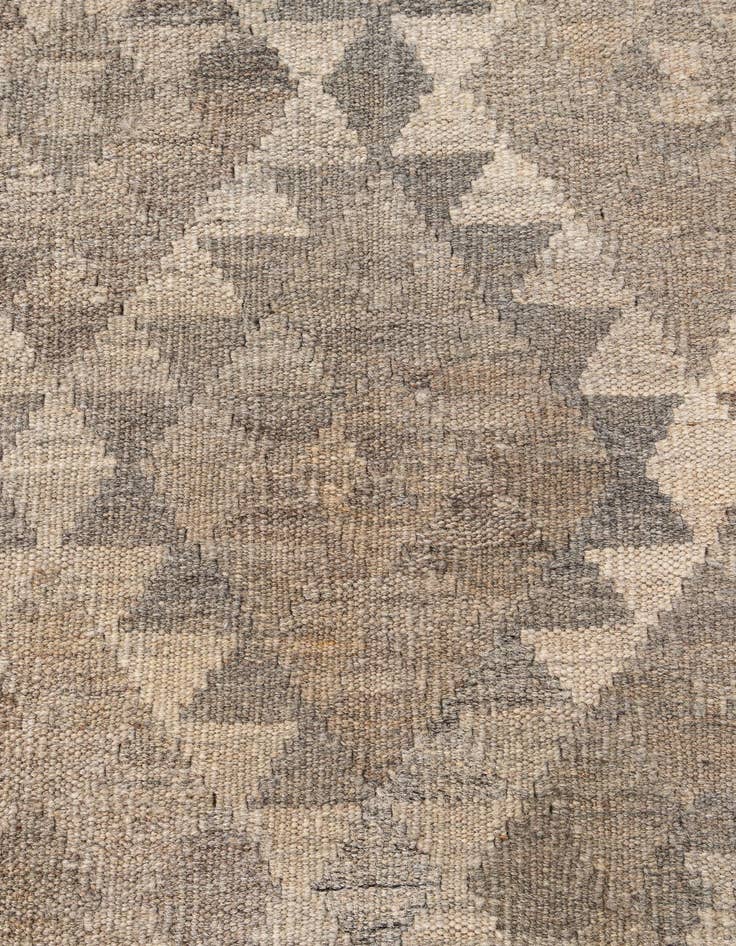 Detail image of  7' x 9' 11  Hand Woven Kilim Maymana Wool Rug