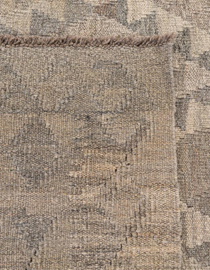 Detail image of  7' x 9' 11  Hand Woven Kilim Maymana Wool Rug