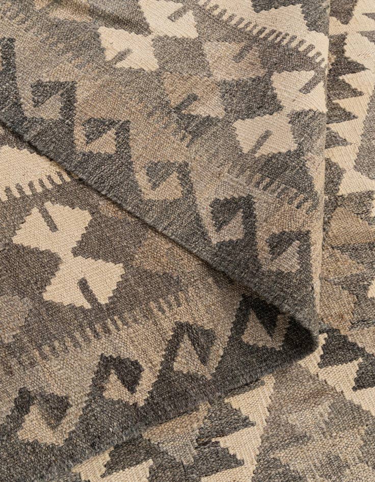 Detail image of  7' x 9' 10  Hand Woven Kilim Maymana Wool Rug