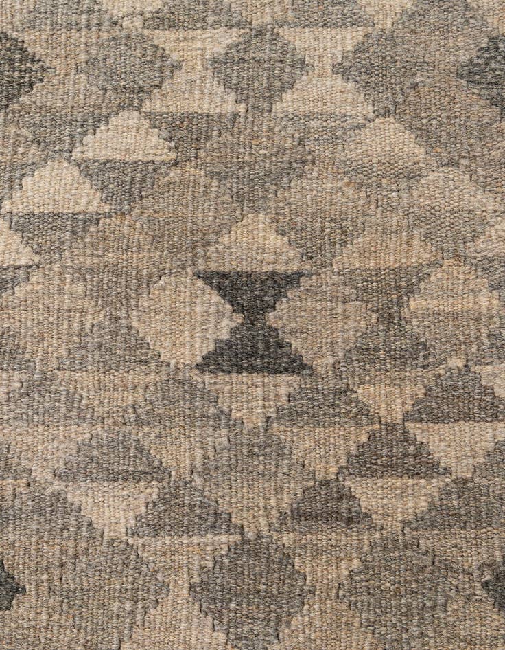 Detail image of  7' x 9' 11  Hand Woven Kilim Maymana Wool Rug