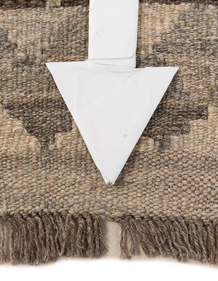 Detail image of  7' x 9' 11  Hand Woven Kilim Maymana Wool Rug