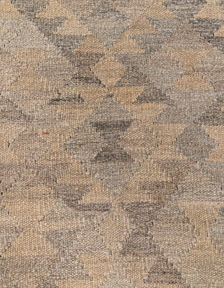 Detail image of  7' 1 x 9' 8  Hand Woven Kilim Maymana Wool Rug