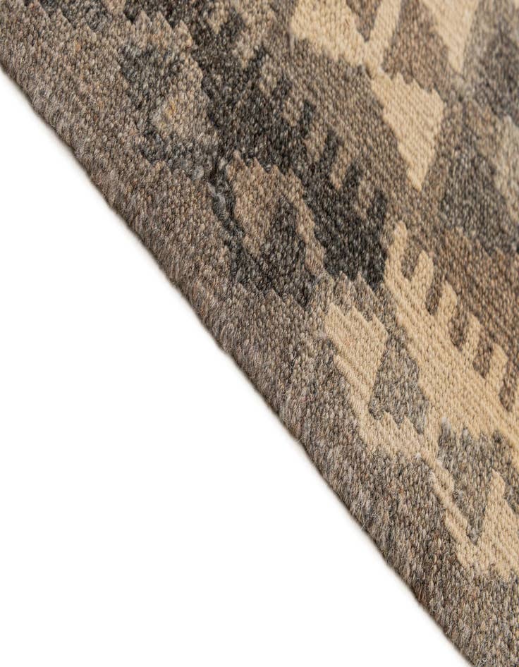 Detail image of  7' 1 x 10'  Hand Woven Kilim Maymana Wool Rug