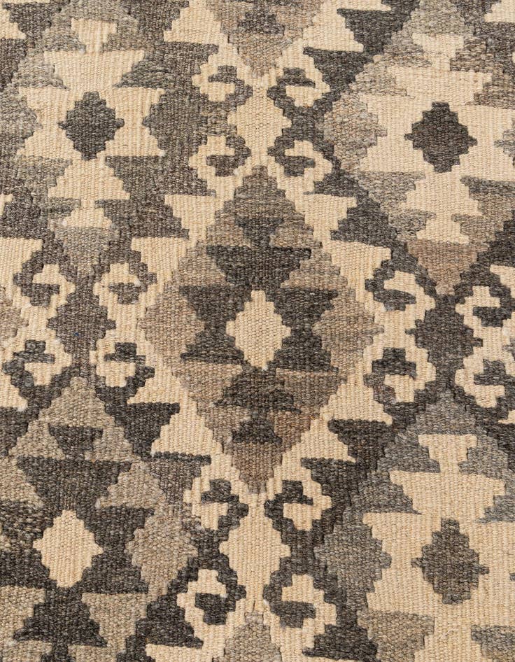 Detail image of  7' 1 x 10'  Hand Woven Kilim Maymana Wool Rug