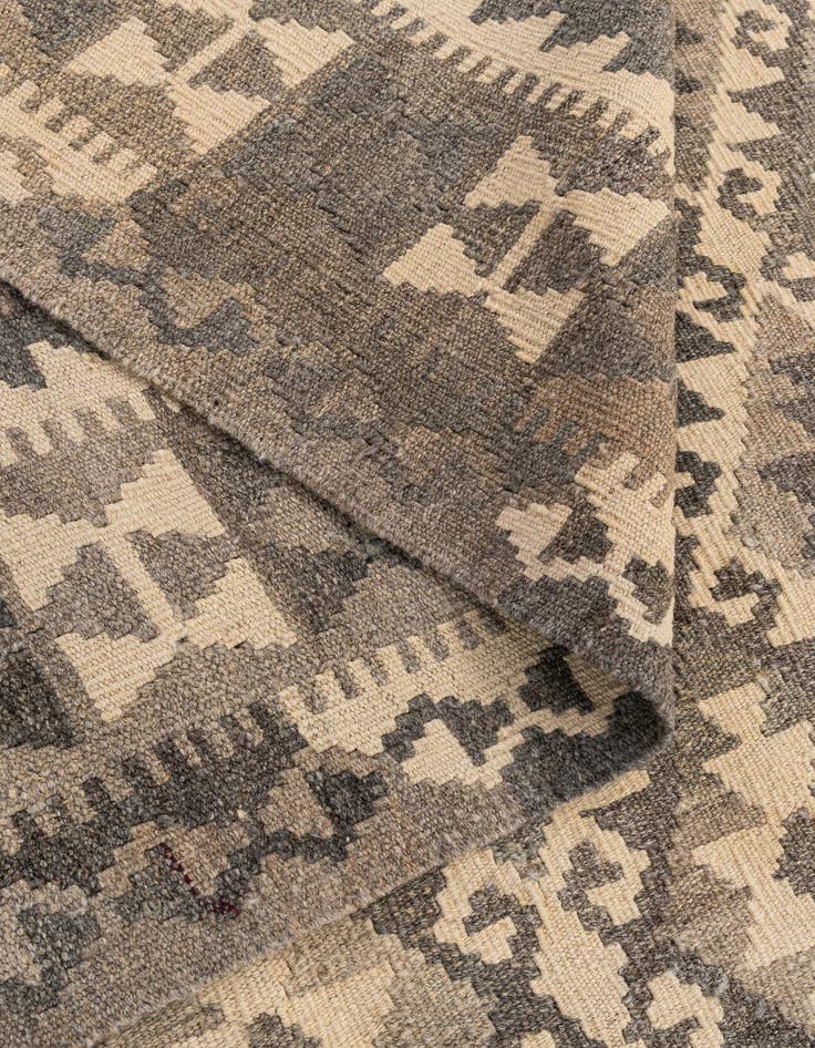 Detail image of  7' 1 x 10'  Hand Woven Kilim Maymana Wool Rug