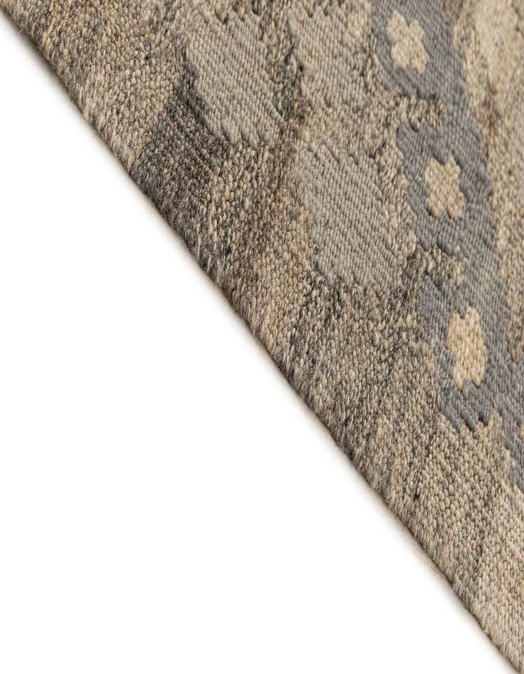 Detail image of  8' x 12'  Hand Woven Kilim Maymana Wool Rug