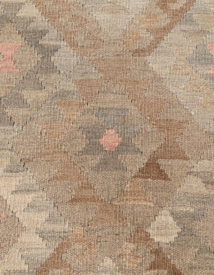 Detail image of  8' 4 x 9' 5  Hand Woven Kilim Maymana Wool Rug
