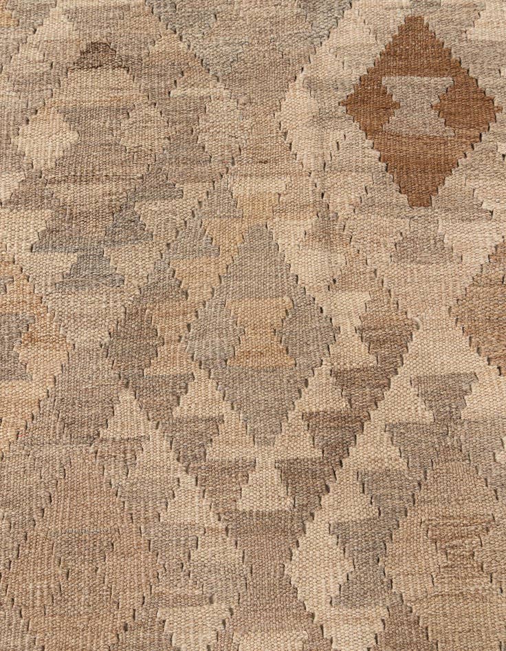 Detail image of  10' 3 x 11' 2  Hand Woven Kilim Maymana Wool Rug