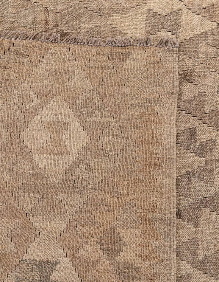 Detail image of  10' 3 x 11' 2  Hand Woven Kilim Maymana Wool Rug