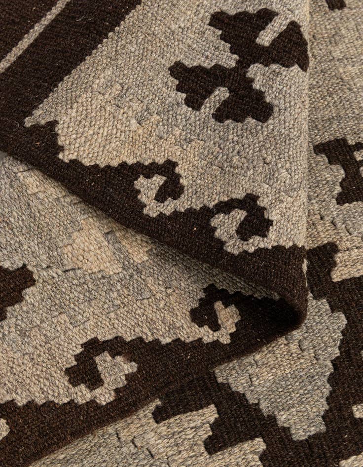 Detail image of  2' 7 x 3' 11  Hand Woven Kilim Maymana Wool Rug